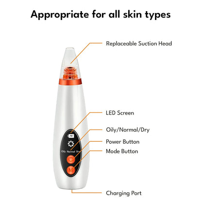 6 In 1 Derma Suction Blackhead Remover